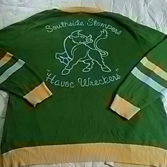 Indigo red denim fleet Swearter 3xl - Picture 2 of 2